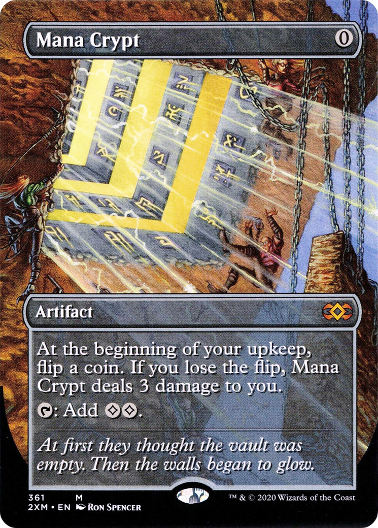 Mana Crypt (Borderless) (2XM-361) - Double Masters