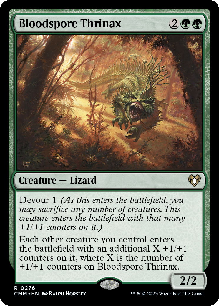 Bloodspore Thrinax (CMM-276) - Commander Masters Foil