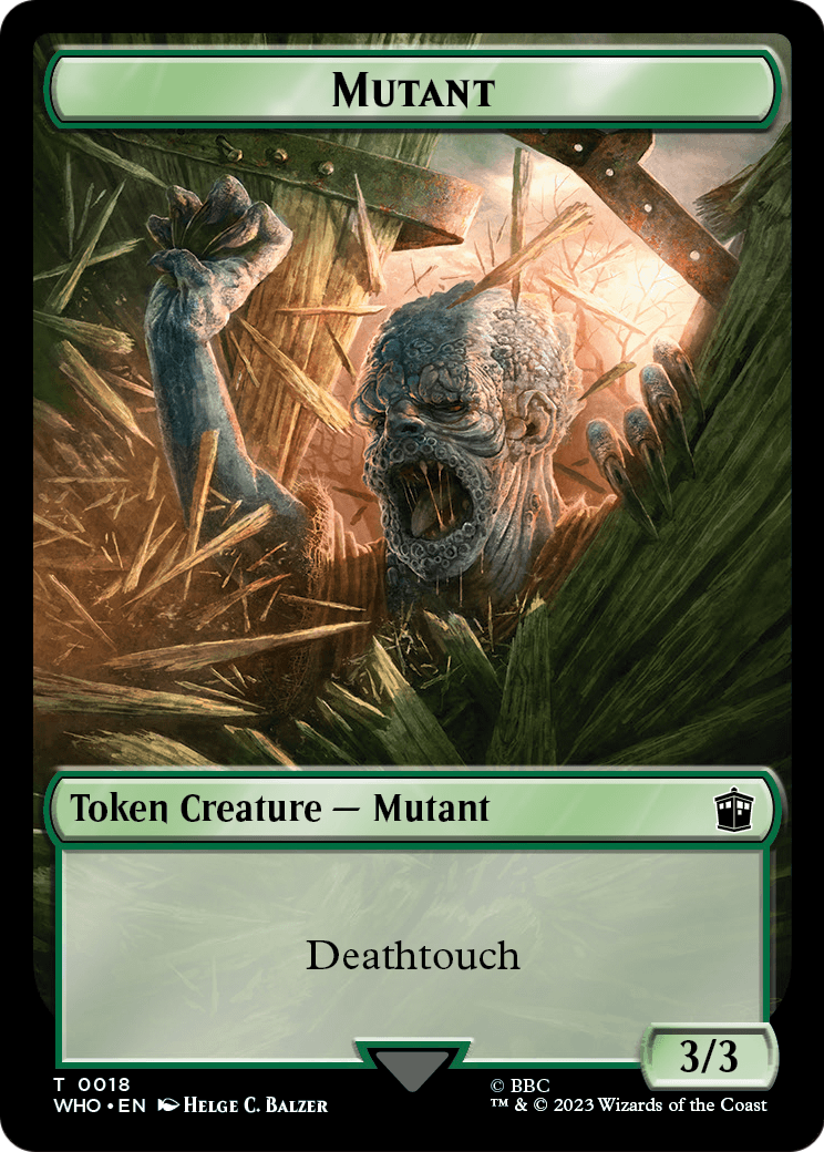 Mutant (TWHO-018) - Doctor Who Tokens Foil