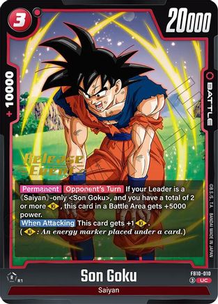 Son Goku - FB10-010 (FB10-010) - Cross Force Release Event Cards