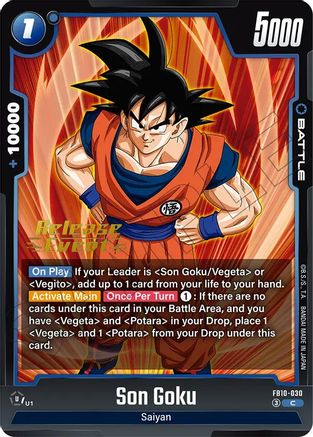 Son Goku - FB10-030 (FB10-030) - Cross Force Release Event Cards