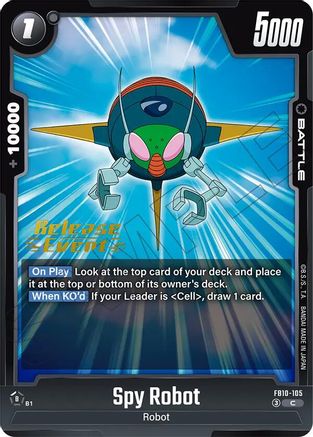 Spy Robot (FB10-105) - Cross Force Release Event Cards
