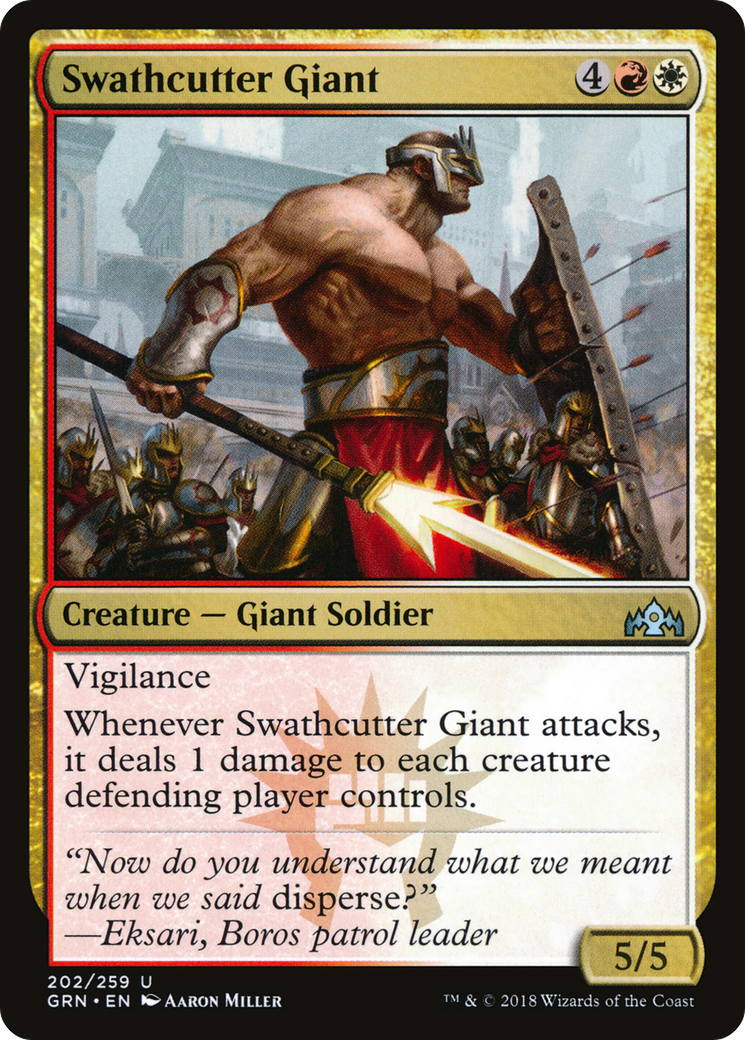 Swathcutter Giant (GRN-202) - Guilds of Ravnica Foil