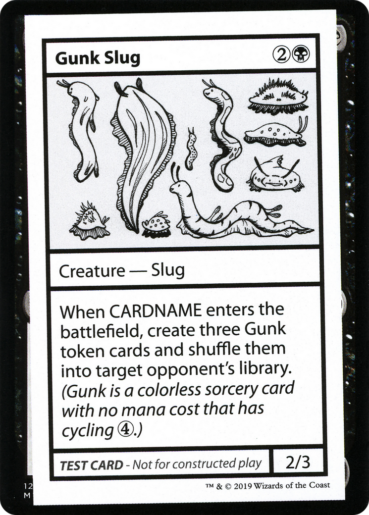 Gunk Slug (No PW Symbol) (CMB1-) - Mystery Booster Playtest Cards 2021