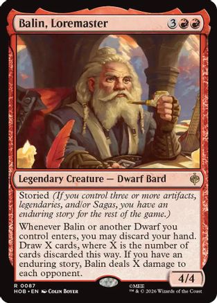 Balin, Tremaster (HOB-087) - The Hobbit Foil
