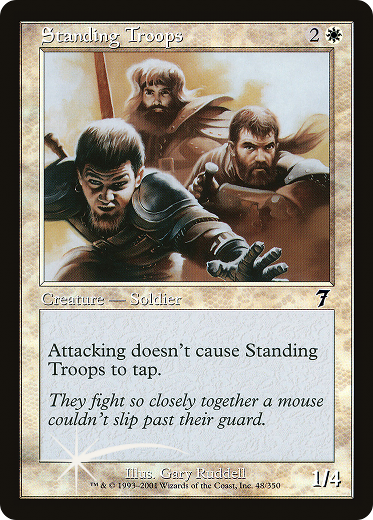 Standing Troops (7ED-48★) - 7th Edition