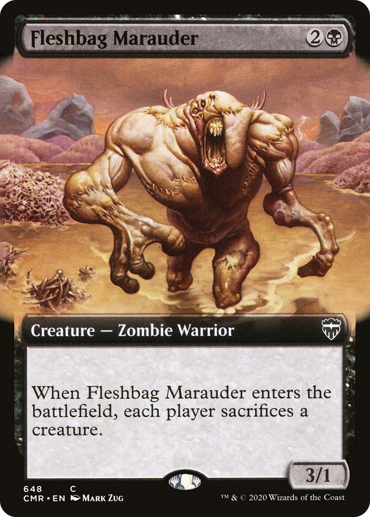 Fleshbag Marauder (Extended Art) (CMR-648) - Commander Legends: (Extended Art) Foil