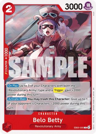 Belo Betty (EB05-005) - Extra Booster: One Piece Heroine's Edition Vol. 2