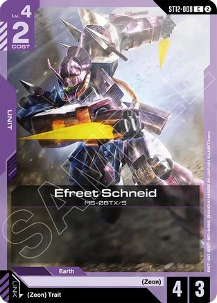 Efreet Schneid (ST12-008) - Starter Deck 12 Raging Onslaught