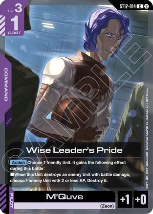 Wise Leader's Pride (ST12-014) - Starter Deck 12 Raging Onslaught