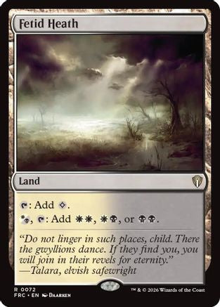 Fetid Heath (FRC-072) - Commander: Reality Fracture