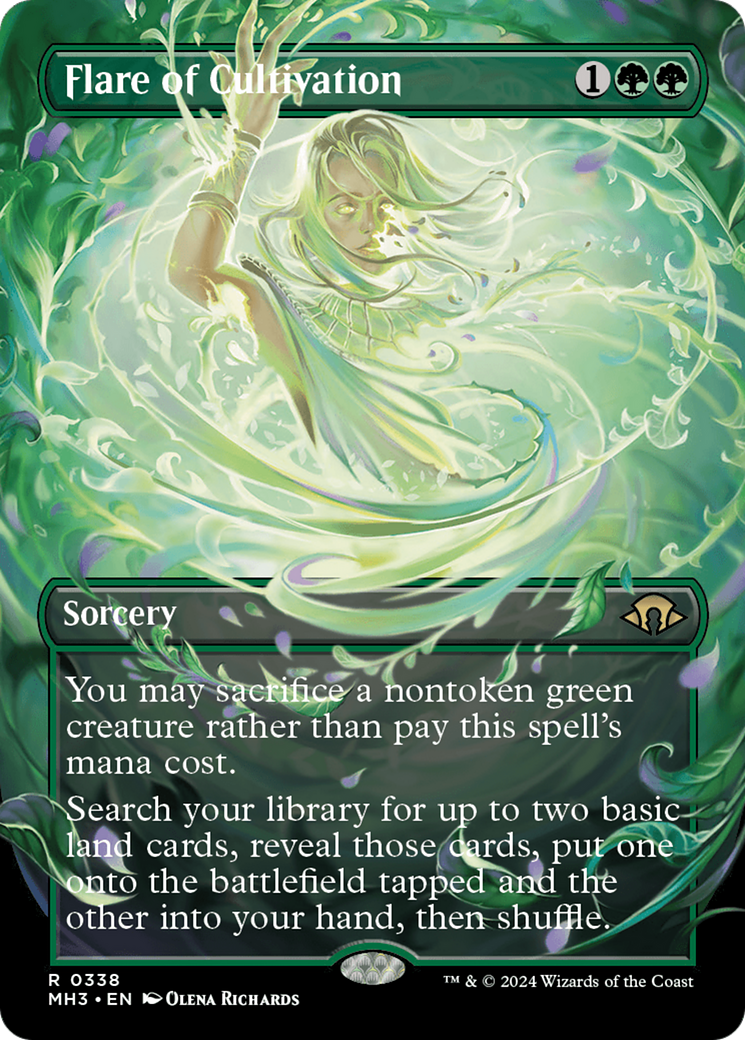 Flare of Cultivation (Borderless) (MH3-338) - Modern Horizons 3