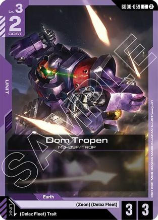 Dom Tropen (GD06-059) - Stardust Trails