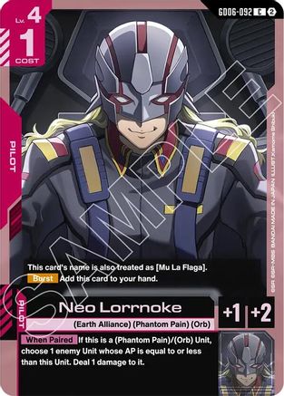 Neo Lorrnoke (GD06-092) - Stardust Trails