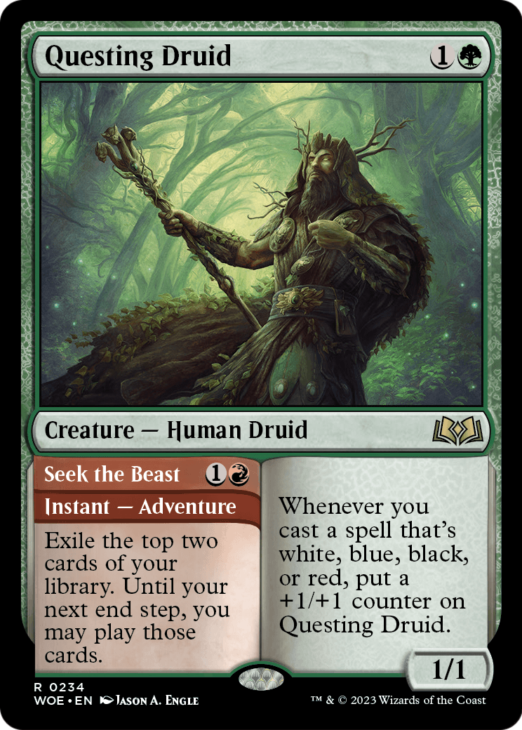 Questing Druid (WOE-234) - Wilds of Eldraine