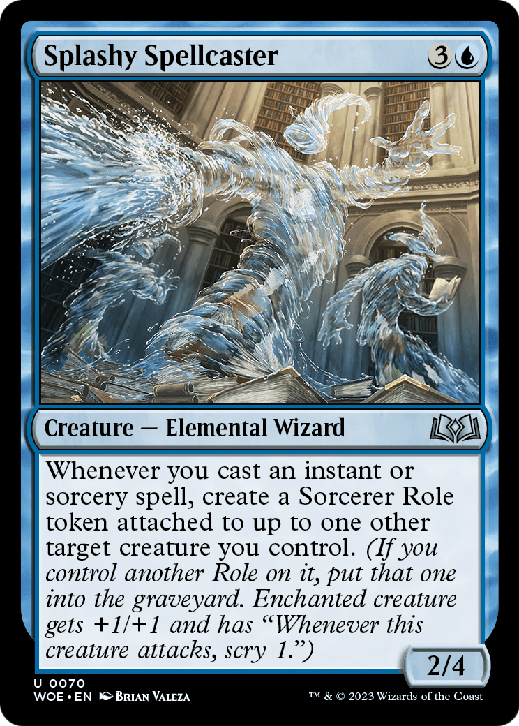Splashy Spellcaster (WOE-070) - Wilds of Eldraine