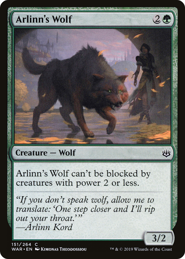 Arlinn's Wolf (WAR-151) - War of the Spark