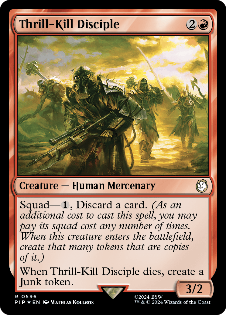 Thrill-Kill Disciple (Surge Foil) (PIP-596) - Fallout Foil