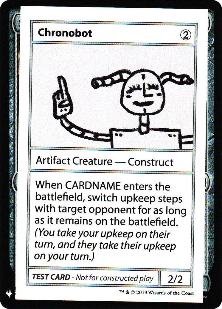 Chronobot (CMB1-) - Mystery Booster Playtest Cards 2019