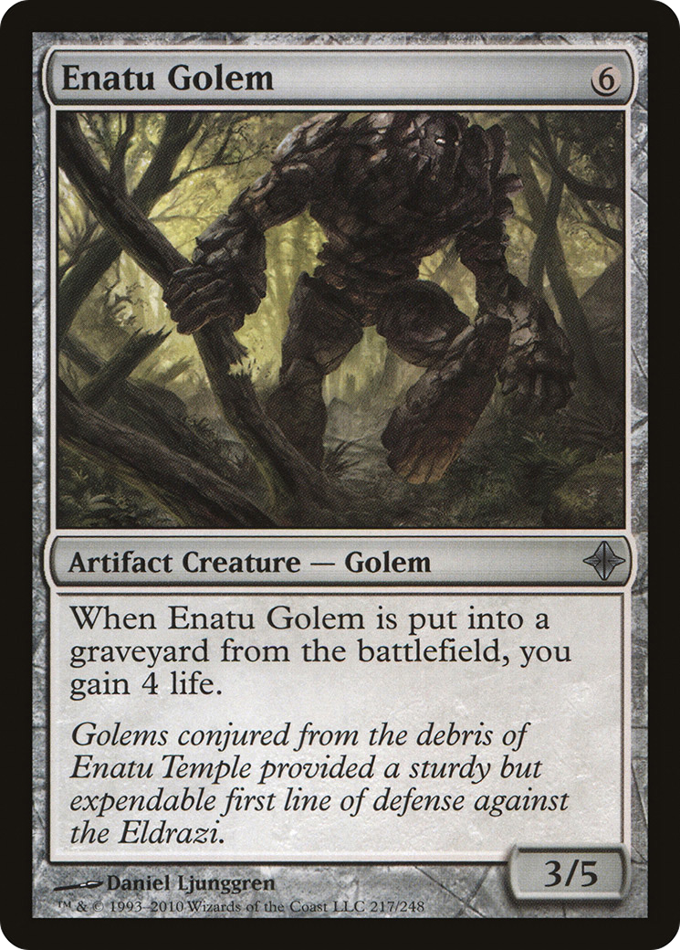 Enatu Golem (ROE-217) - Rise of the Eldrazi Foil