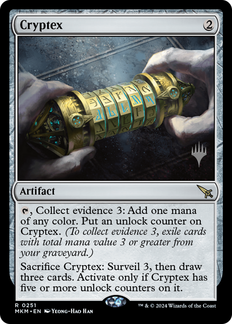 Cryptex (PPMKM-251) - Murders at Karlov Manor Promos Foil
