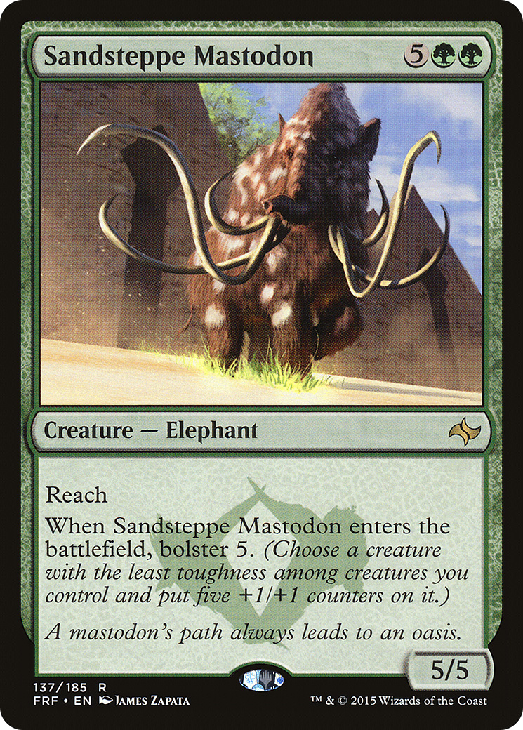 Sandsteppe Mastodon (FRF-137) - Fate Reforged Foil