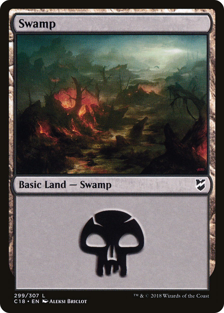Swamp (299) (C18-299) - Commander 2018