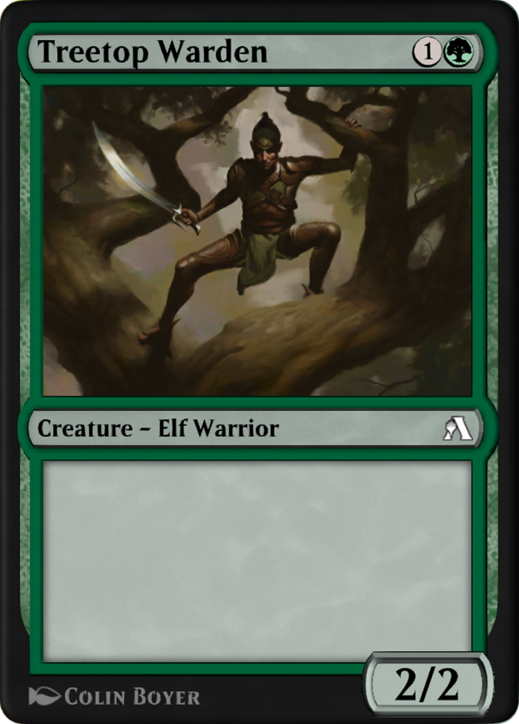 Treetop Warden (OANA-048) - Arena New Player Experience Cards