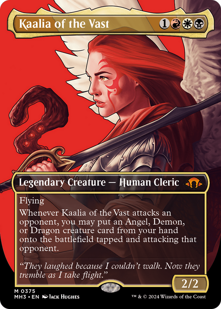 Kaalia of the Vast (Borderless) (0375) (MH3-375) - Modern Horizons 3 Foil