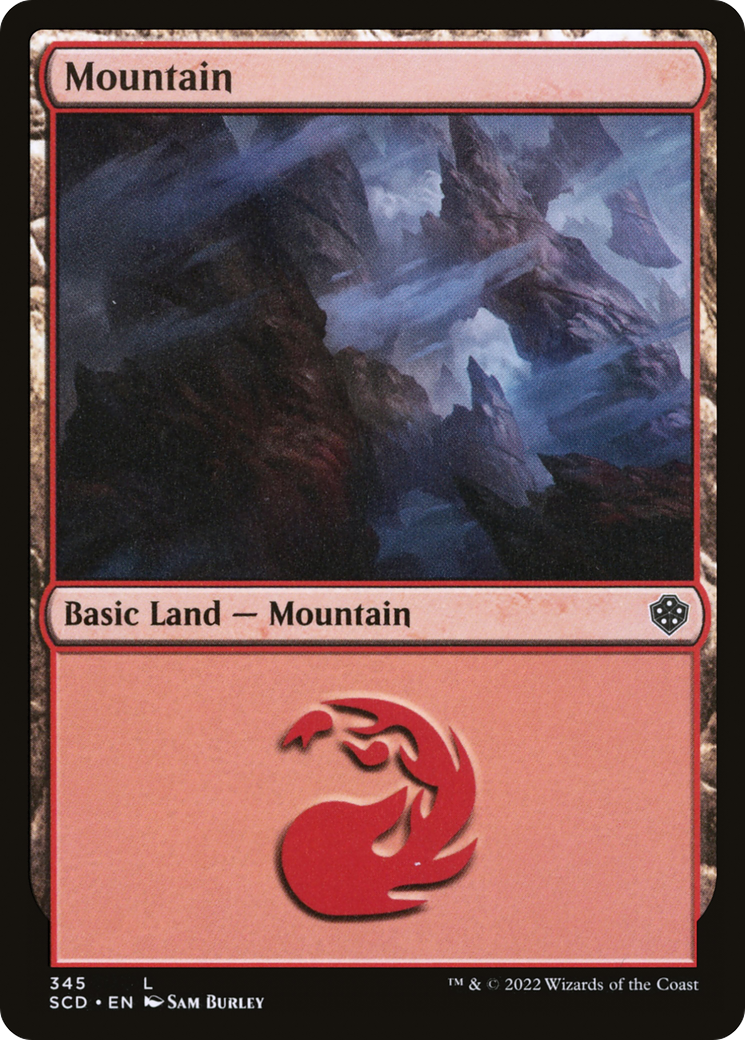 Mountain (345) (SCD-345) - Starter Commander Decks