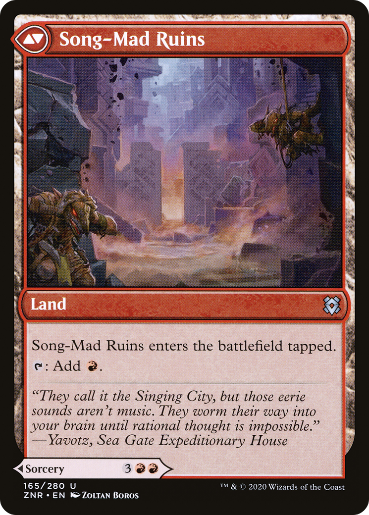 Song-Mad Treachery (ZNR-165) - Zendikar Rising