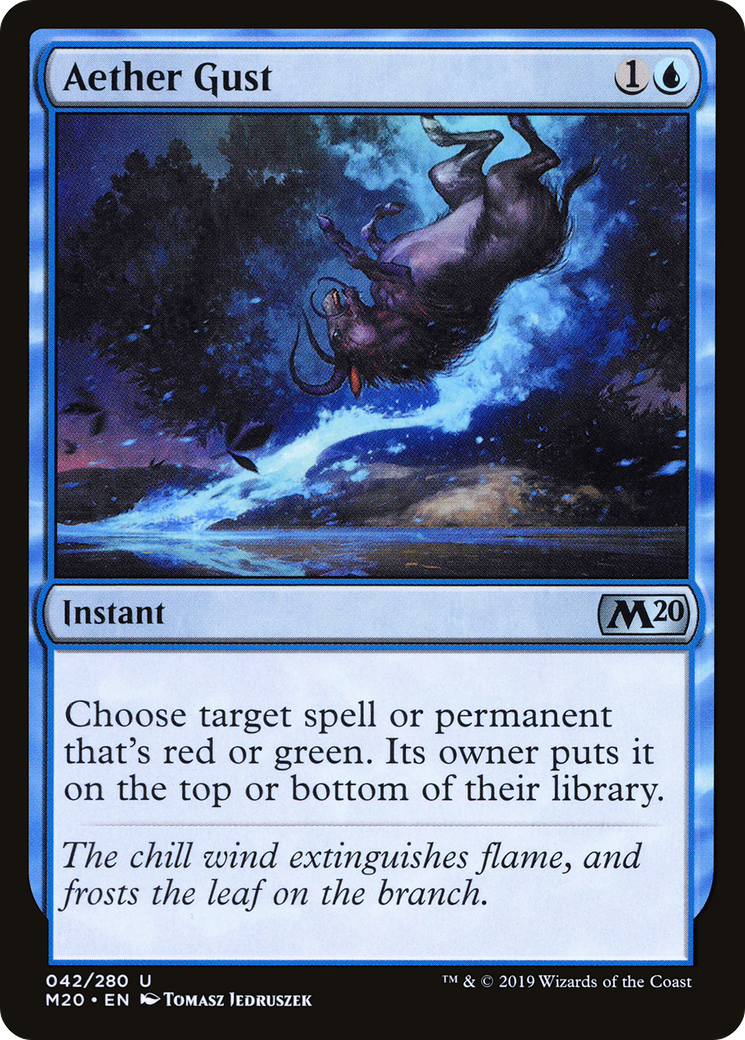 Aether Gust (M20-042) - Core Set 2020 Foil