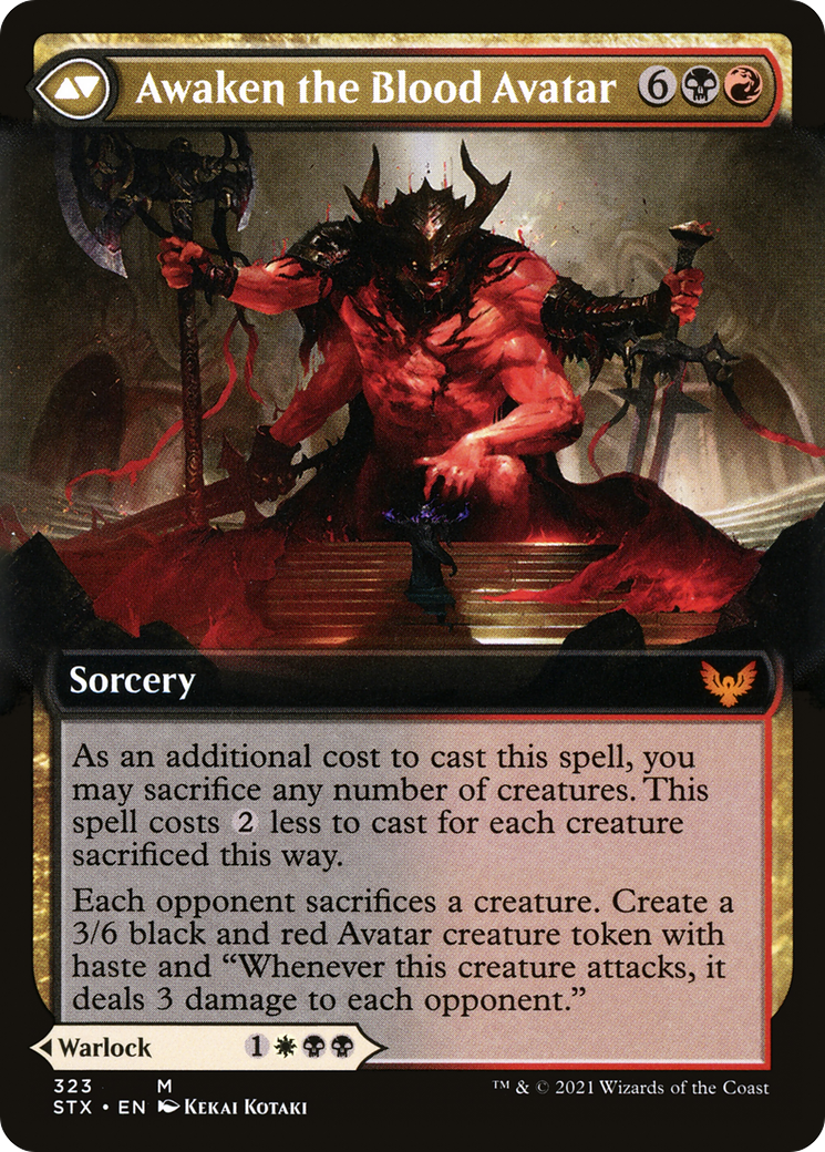 Extus, Oriq Overlord (Extended Art) (STX-323) - Strixhaven: School of Mages: (Extended Art) Foil