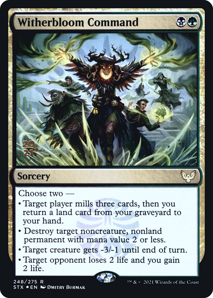 Witherbloom Command (PRE-248S) - Strixhaven: School of Mages Promos Foil