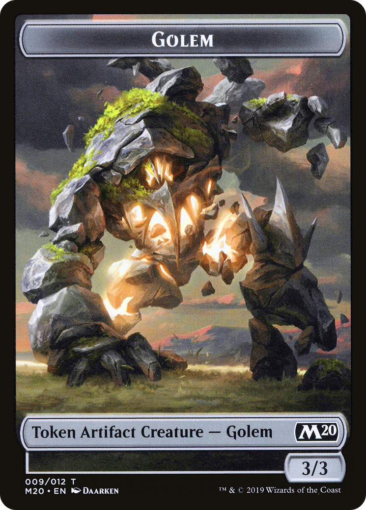 Golem Token (M20-009) - Core Set 2020 Tokens
