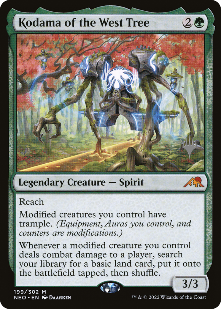 Kodama of the West Tree (PPNEO-199) - Kamigawa: Neon Dynasty Promos