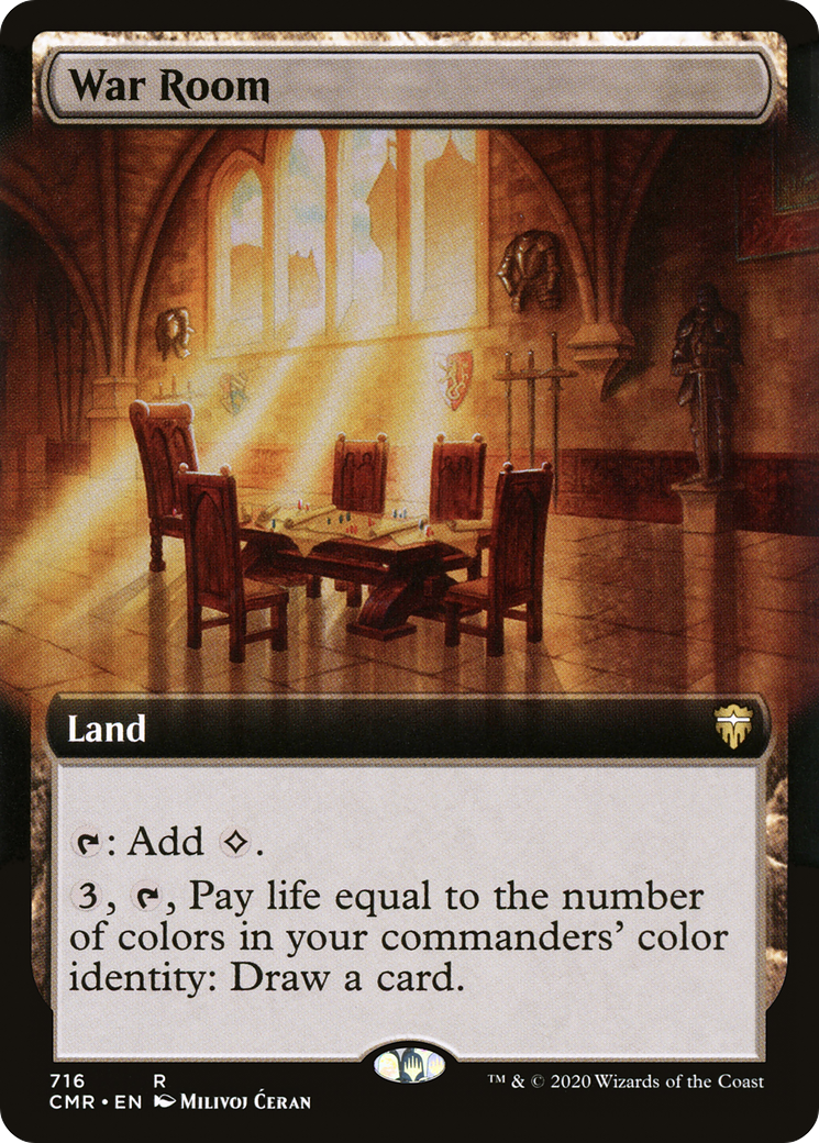 War Room (Extended Art) (CMR-716) - Commander Legends: (Extended Art) Foil