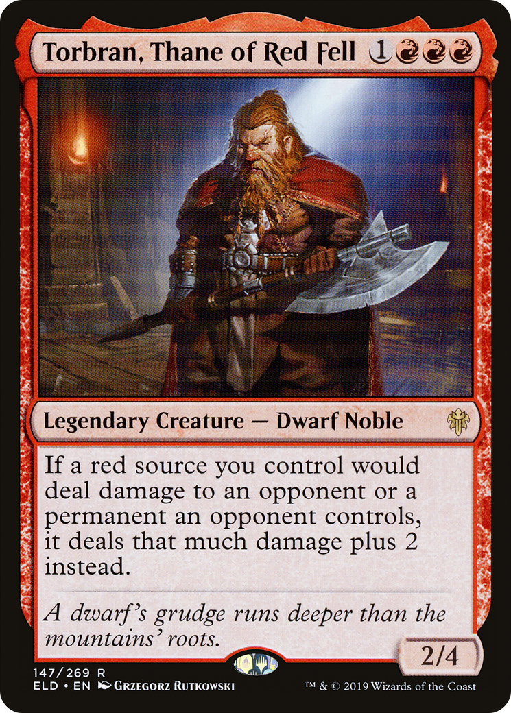 Torbran, Thane of Red Fell (ELD-147) - Throne of Eldraine
