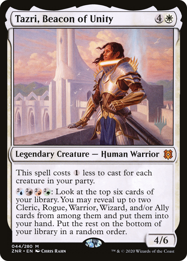 Tazri, Beacon of Unity (PPZNR-044) - Zendikar Rising Promos Foil