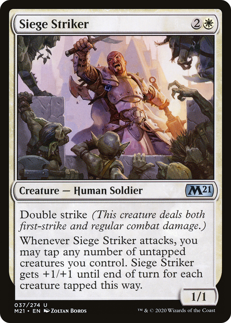 Siege Striker (M21-037) - Core Set 2021 Foil