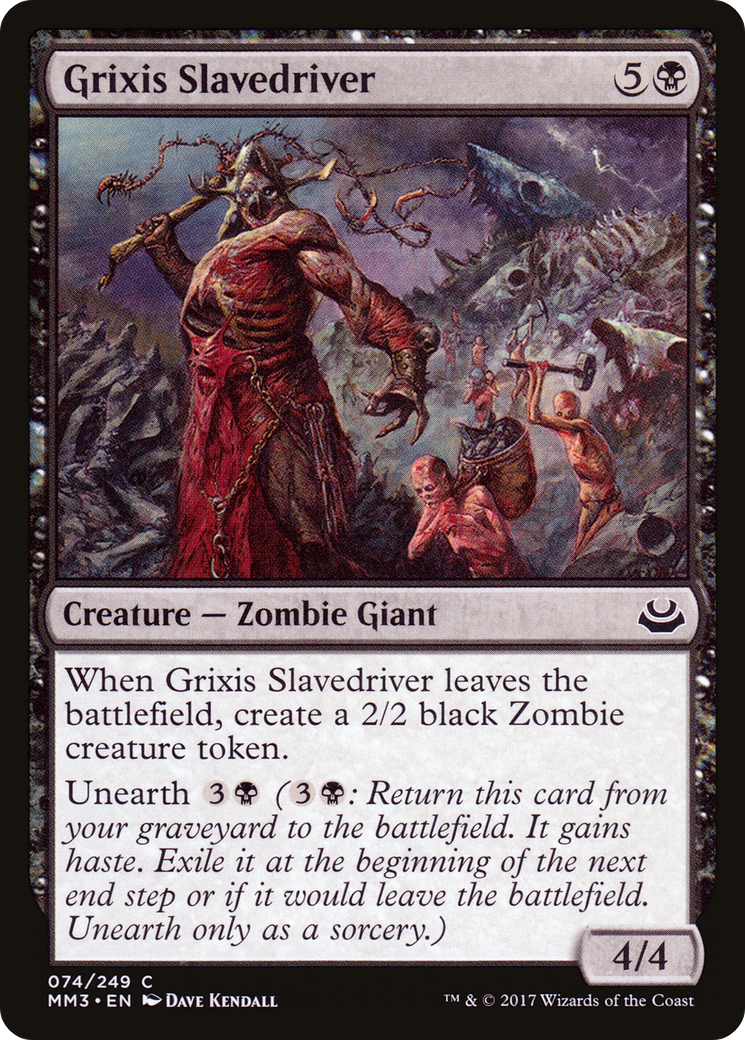 Grixis Slavedriver (MM3-074) - Modern Masters 2017