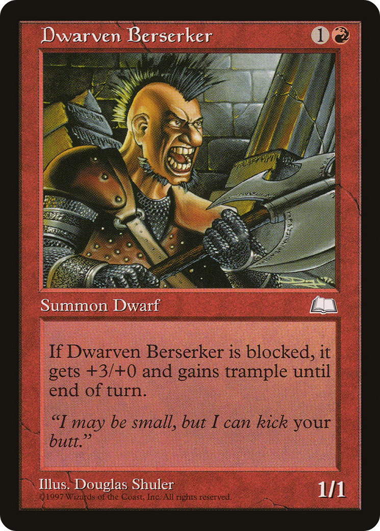 Dwarven Berserker (WTH-) - Weatherlight