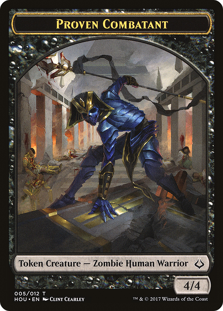 Proven Combatant Token (HOU-005) - Hour of Devastation Tokens