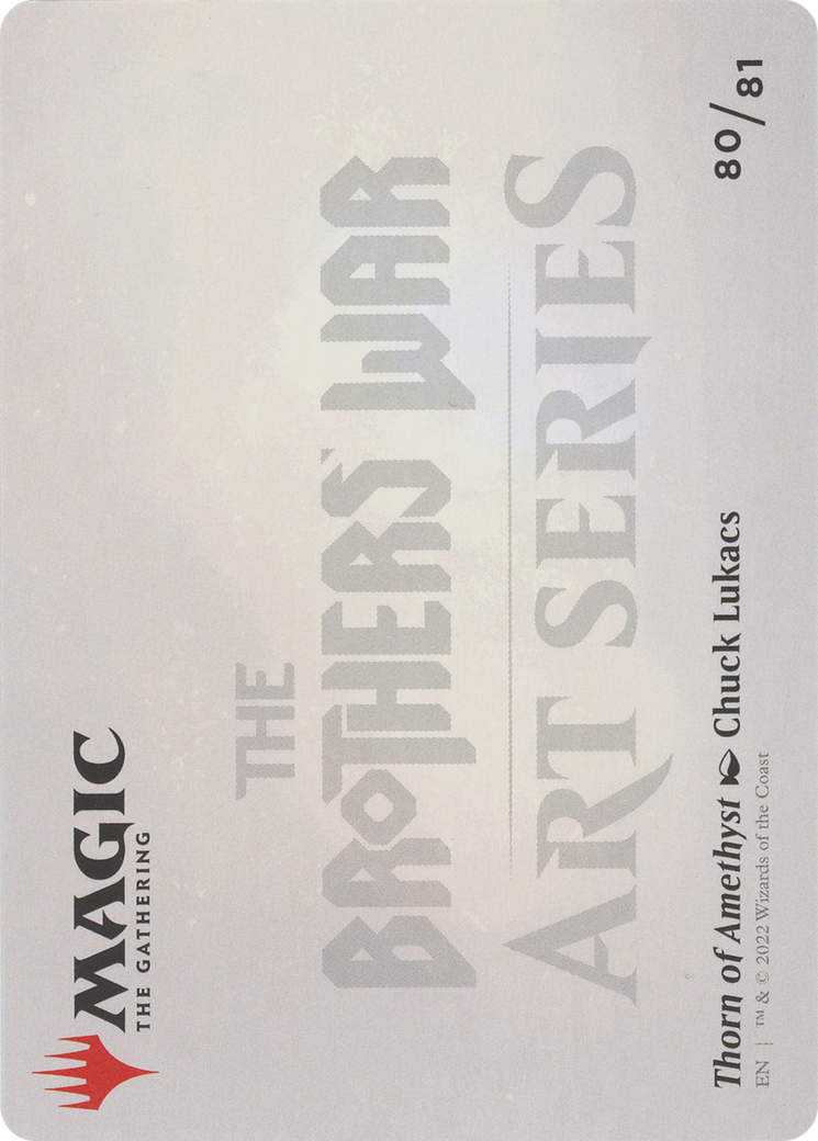 Thorn of Amethyst // Thorn of Amethyst (ABRO-080) - The Brothers' War Art Series (Borderless)