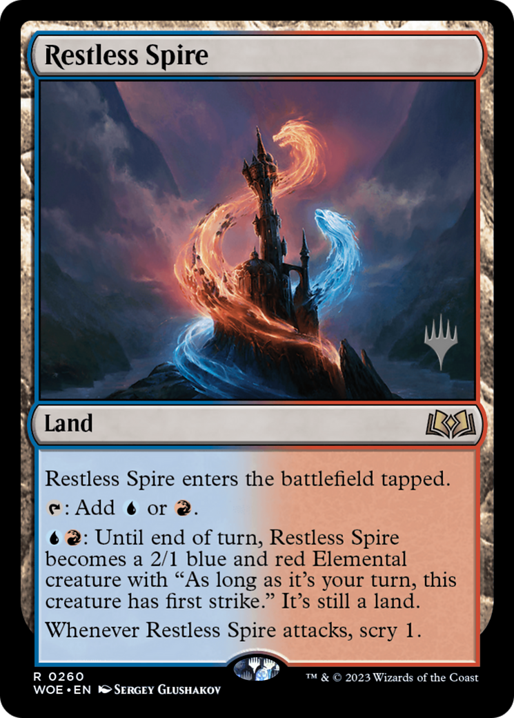 Restless Spire (PPWOE-260) - Wilds of Eldraine Promos