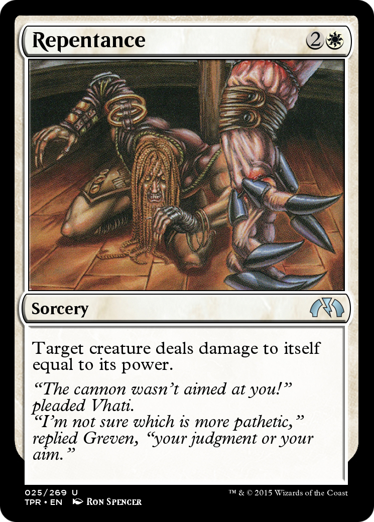 Repentance (TPR-025) - Tempest Remastered Foil
