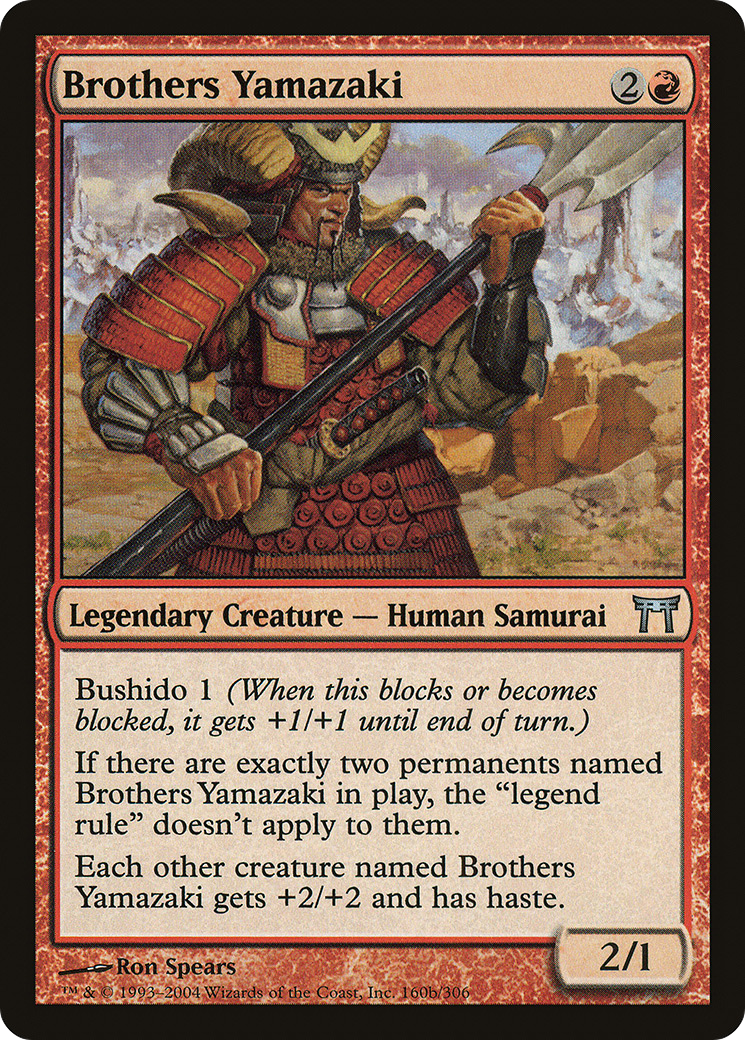Brothers Yamazaki (160b Pike) (CHK-160B) - Champions of Kamigawa Foil
