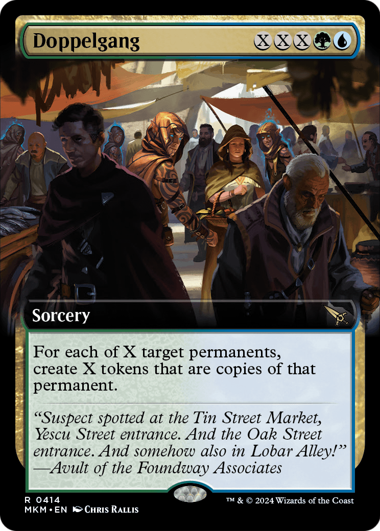 Doppelgang (Extended Art) (MKM-414) - Murders at Karlov Manor: (Extended Art) Foil
