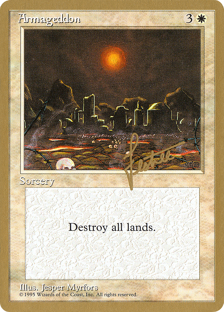 Armageddon - 1996 Bertrand Lestree (4ED) (WCD-) - Pro Tour Collector Set