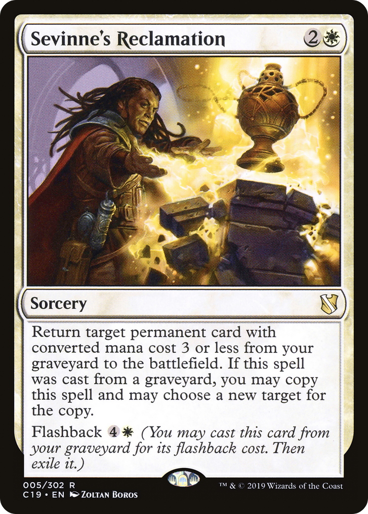 Sevinne's Reclamation (C19-005) - Commander 2019